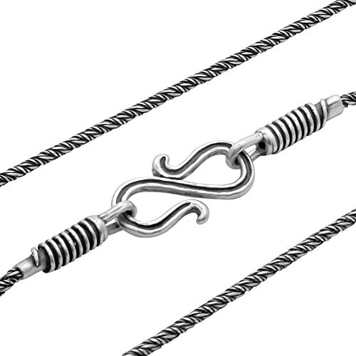 Product Cover Paz Creations .925 Sterling Silver Infinity Rope Chain Necklace