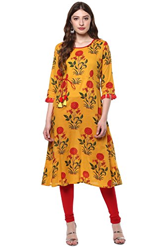 Product Cover Janasya Indian Tunic Tops Cotton Kurti for Women