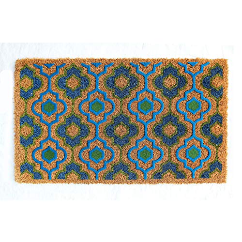Product Cover ONLY MAT Backing PVC Natural Coir Doormat (75x45x1.5 cm, Multicolor)