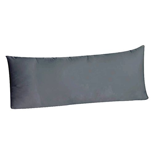 Product Cover Body Pillowcase Pillow Cover 20 x 54, 100% Brushed Microfiber, Body Pillow Cover, (Envelope Closure, Gray)