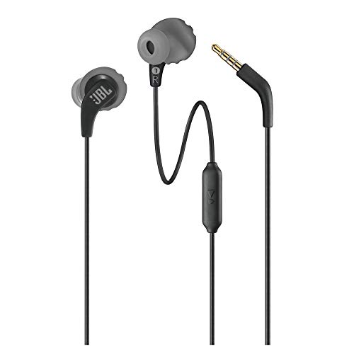 Product Cover JBL Endurance Run Sweat-Proof Sports in-Ear Headphones with One-Button Remote and Microphone (Black)