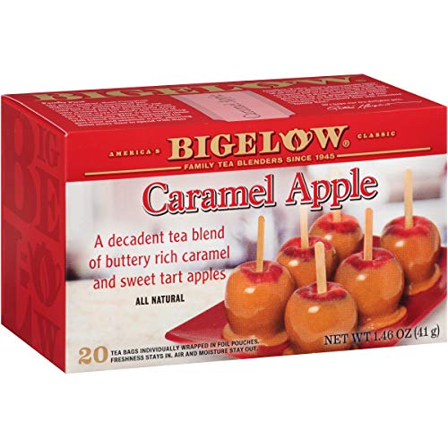Product Cover Bigelow Caramel Apple Tea, 20 Teabags (Pack of 6), 120 Tea Bags Total. Caffeinated Individual Black Tea Bags, for Hot Tea or Iced Tea, Drink Plain or Sweetened with Honey or Sugar