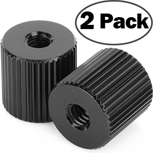 Product Cover 2Pack ChromLives Tripod Nut Barrel Nut Connection Nut with 1/4''-20 Thread Hole for Articulating Magic Arms Tripod Rigs Replacement