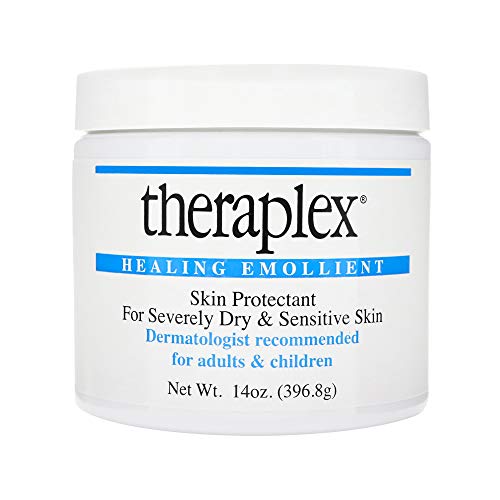 Product Cover Theraplex Healing Emollient - Long Lasting Skin Barrier Protection for Severe Dry and Sensitive Skin, No Parabens or Preservatives, Noncomedogenic, Hypoallergenic, Dermatologist recommended (14 oz)