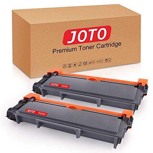 Product Cover JOTO Compatible Toner Cartridge Replacement for Brother TN660 TN 660 TN-660 TN630 TN-630 for Brother MFC-L2700DW DCP-L2540DW MFC-L2740DW HL-2380DW HL-2340DW HL-2300D(Black, 2 Pack, High Yield)