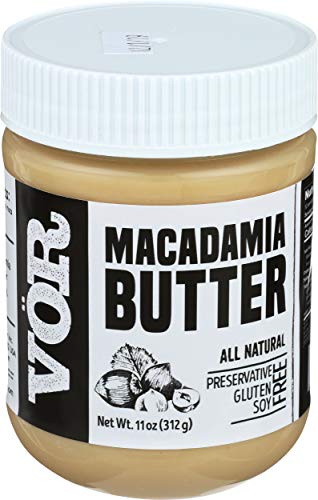 Product Cover Vör Pure Macadamia Nut Butter Spread (11oz) | Only One Ingredient | No Sugar, No Salt | Vegan, Paleo, Keto, Whole 30 (11oz Jar)