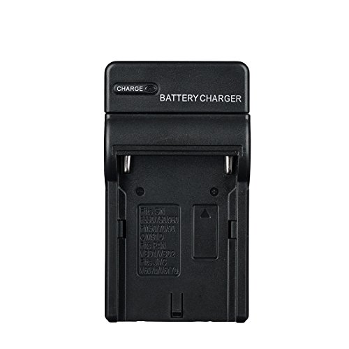 Product Cover SUPON Battery Charger Compatible for Sony NP-F550,NP-F750,F975,NP-F960,NP-FF970, NP-F330,NP-F530,NP-F770, NP-FM50,NP-FM70,NP-FM90,QM71D,91D, NP-F500H/F55H (Charger)