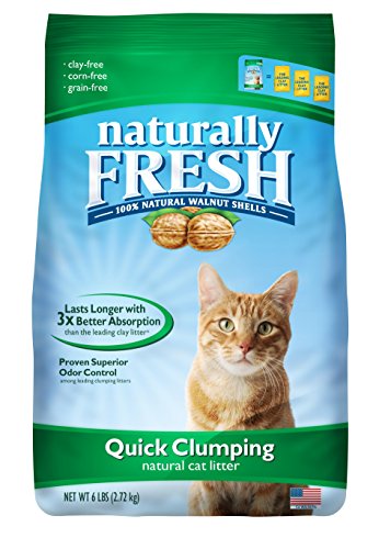 Product Cover Naturally Fresh Walnut-Based Quick-Clumping Cat Litter, Unscented, 6-lb bag