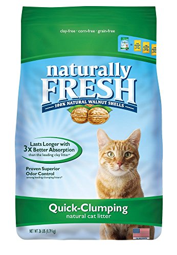 Product Cover Naturally Fresh Walnut-Based Quick-Clumping Cat Litter, Unscented, 26-lb bag