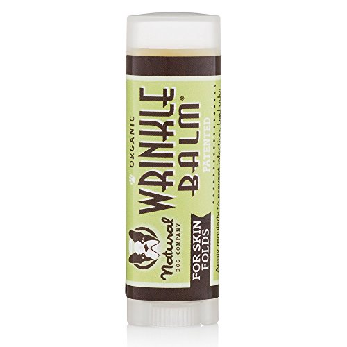 Product Cover Natural Dog Company - Wrinkle Balm | Protects Dog's Skin Folds, Treats Dermatitis, Redness, Chafing, Inflammation | Organic, All-Natural Ingredients, Perfect for Bulldogs | 0.15 Trial Stick