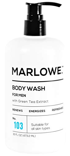 Product Cover MARLOWE. No. 103 Men's Body Wash 16 oz | Energizing & Refreshing | Made with Natural Ingredients | Aloe & Green Tea Extracts