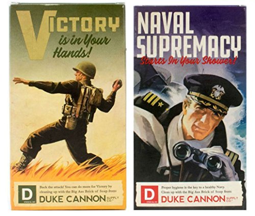 Product Cover Duke Cannon WWII Edition Big Brick of Soap for Men: Naval Supremacy and Victory, 10 Oz