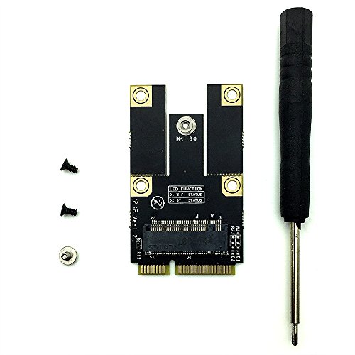 Product Cover HUYUN M.2(NGFF) to Mini PCI-E Adapter Converter for Intel 9260 7260 8265 WiFi Module