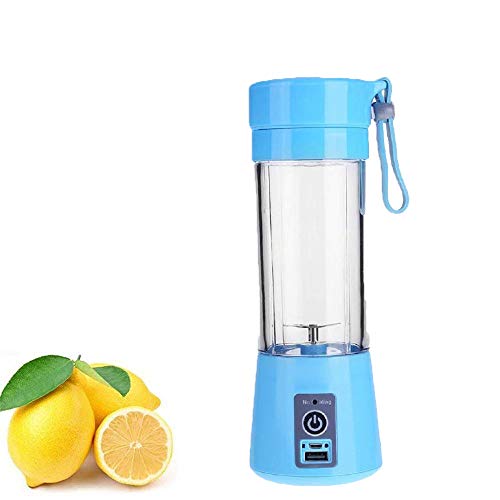 Product Cover BUYERZONE Portable Plastic Fruit Juicer Blender 380 ml Bottle for Shakes and Smoothies (Assorted Colour)