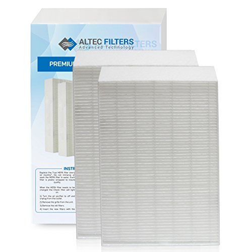 Product Cover Altec Filters HEPA Premium Quality Replacement Filters Compatible with HPA200 Filter R Air Purifier, 2 Pack Fits HPA090, HPA100, HPA200, HPA300 HW HRF-R2 (HRF-R2 2 Pack)