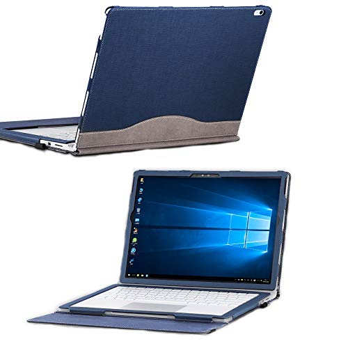 Product Cover for Microsoft Surface Book 2 15 inch Cover Case, PU Leather Detachable Protective Folio Case for 15 Inch Microsoft Surface Book 2 (15