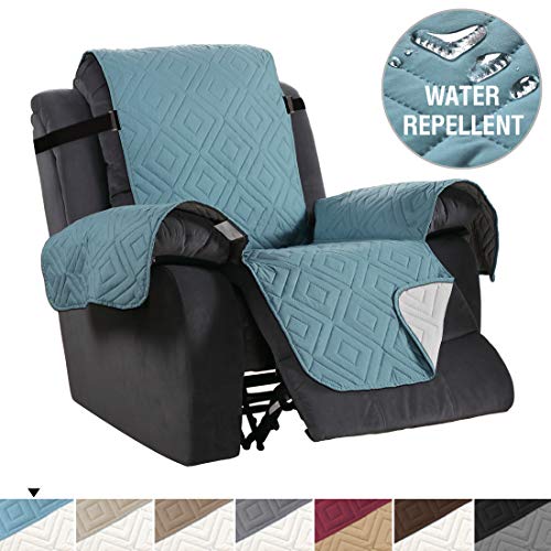 Product Cover Recliner Cover Reversible Sofa Slipcover Furniture Protector Water Resistant 2 Inch Wide Elastic Straps Recliner Chair Cover Pets Kids Fit Sitting Width Up to 22