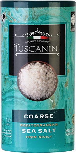 Product Cover Tuscanini, Coarse Mediterranean Sea Salt, 16oz Tube, From Sicily Italy