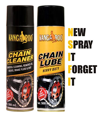 Product Cover KANGAROO Chain lube and Cleaner 500 ml Each (Black)