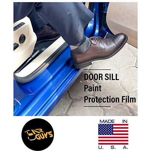 Product Cover Car Guys Saint Gobain PPF Door Sill Guard Paint Protection Kit for All Cars Transparent (6 cm x 70 cm, 2PCS)