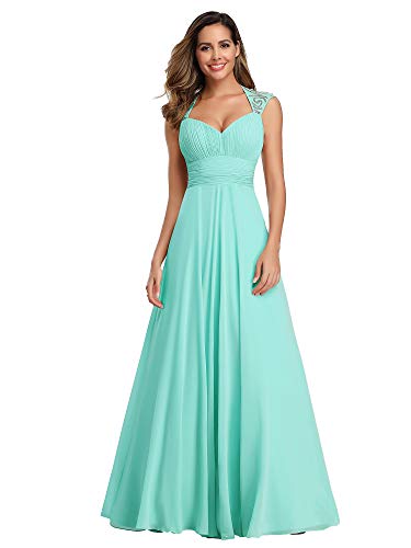 Product Cover Ever-Pretty Chiffon Sexy V-Neck Ruched Empire Line Evening Dress 09672