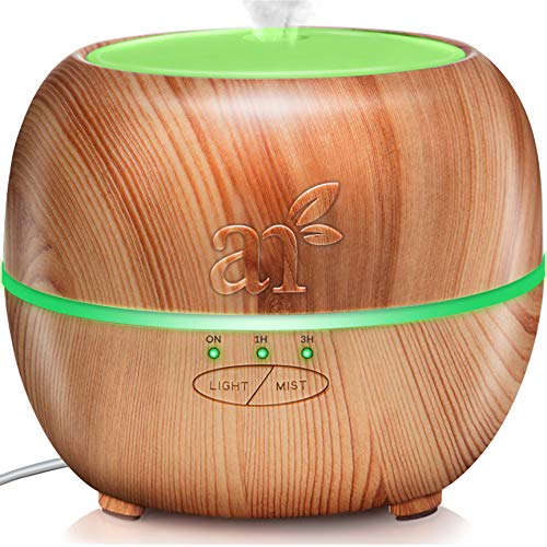 Product Cover ArtNaturals Aromatherapy Essential Oil Diffuser - (13.5 Fl Oz / 400ml Tank) - Ultrasonic Aroma Humidifier - Adjustable Mist Mode, Auto Shut-Off and 7 Color LED Lights - For Home, Office & Bedroom
