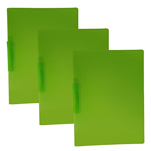 Product Cover Kobest Report Cover with ABS Rail Clip - Set of 3 (Green)