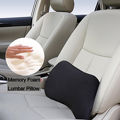 Product Cover Big Hippo Multi-Use Lumbar Support Pillow- Orthopedic Design Sciatica Pain Relief Memory Foam Support Pillow Perfect for Car,Home, Office