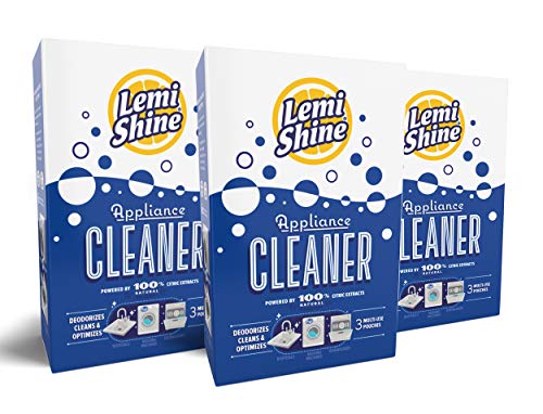 Product Cover Lemi Shine Natural Lemon Multi-Purpose Appliance Cleaner (3 ct 7.5 oz Pouches per Box) 3 Pack Bundle (9 Pouches Total)