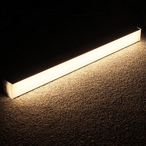 Product Cover Lagute 2FT Tube 20W Daylight 3500K LEDGo Linkable LED System | Create Your own DIY Custom Light fixtures | Perfect for Office, Basement, Photo Studio, Closet, Warm White