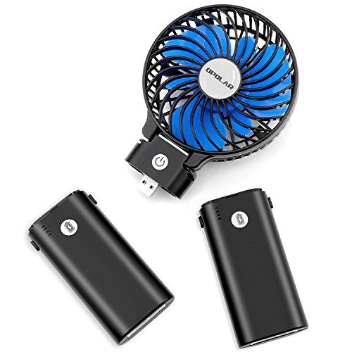 Product Cover OPOLAR 10400mAh Battery Operated Fan, Portable Handheld Fan with 10-40 Hours Working Time,3 Setting, Strong Wind,Foldable Design, for Travel, Hurricanes, Camping and Outdoor Activities