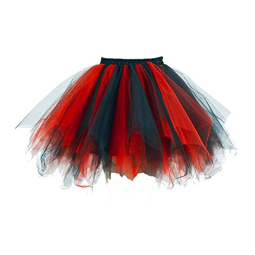 Product Cover Topdress Women's 1950s Vintage Tutu Petticoat Ballet Bubble Skirt (26 Colors)