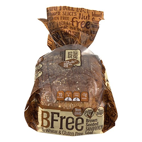 Product Cover BFree Bfree Gluten Free Sandwich Bread, Seeded Brown, Vegan, Soy Free, Egg Free, Nut Free, Dairy Free, Kosher 14.11 Oz (Pack Of 3), Seeded Brown Bread