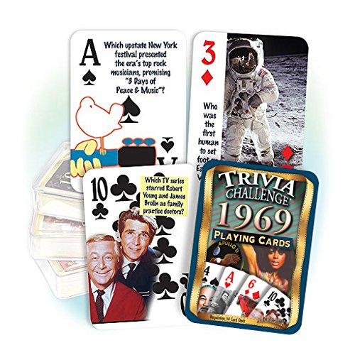 Product Cover Flickback 1969 Trivia Playing Cards: 51st Birthday Gift