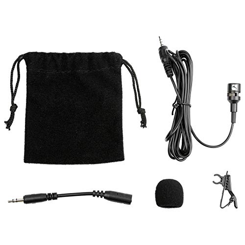 Product Cover Industry Standard Sound (ISSLM01O) Lavalier Microphone and clip on mic for  3.55mm Smartphone  (iPhone & Android) and Laptops (Apple & Windows)