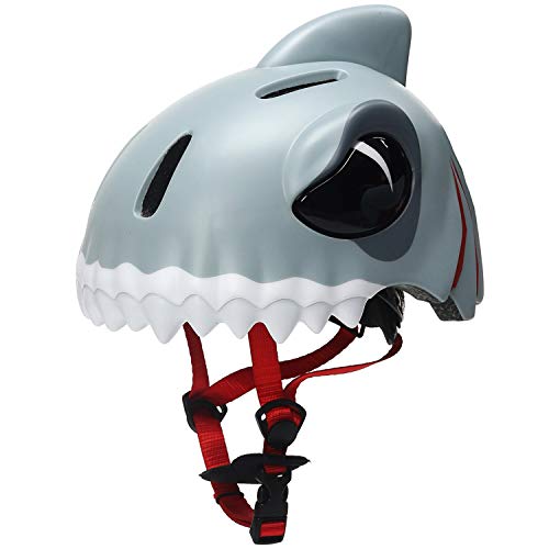 Product Cover Bavilk Toddler Shark Bike Helmet Multi Sport Helmet for Cycling Skating Scooter Skateboard Roller Blading Protective Gear