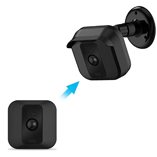 Product Cover Blink XT XT2 Camera Wall Mount Bracket,Weather Proof 360 Degree Protective Adjustable Indoor/Outdoor Mount and Cover for Blink XT XT2 Home Security Camera Anti-Sun Glare UV Protection Black(1 Pack)