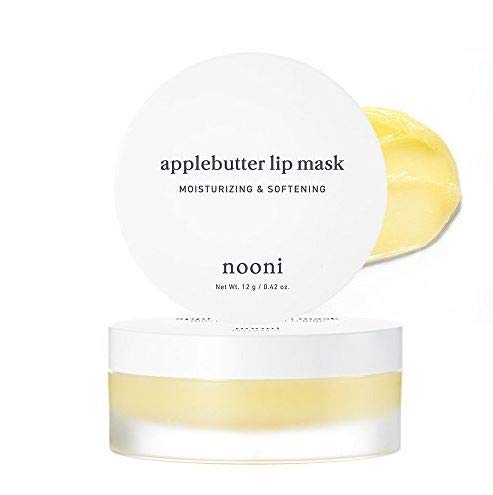 Product Cover NOONI Applebutter Lip Mask - Korean Skin Care Sleep Mask for Your Lips, Lip Moisturizer for Lip Care and Lip treatment, Korean Beauty Secrets for Amazing Lips, Non-animal tested, Paraben-free