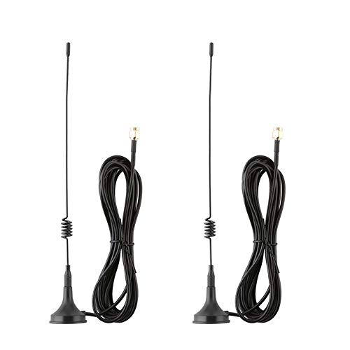 Product Cover Tonton 2 Pack 10ft 7dBi WiFi Antenna Extension Cable with Magnetic Base for IP Wireless Security Camera and CCTV Wireless Camera System
