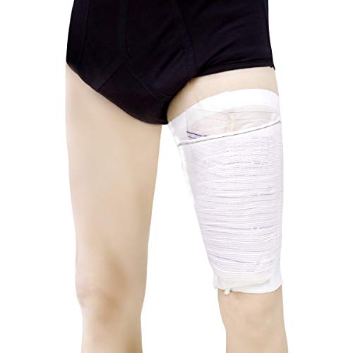 Product Cover Urine Leg Sleeves Urinary Drainage Catheters Bags Holders for Incontinence Supplies Strong Care Support & Fixed Provided (Pack of 1, L)