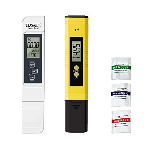 Product Cover Digital PH Meter and TDS Meter, Water Quality EC Tester, Auto Calibration, Ideal kit for Aquarium, Swimming Pool, Drinking Water, KULED