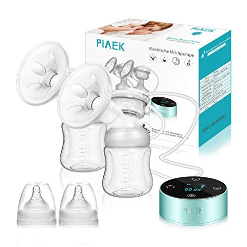 Product Cover Electric Breast Pump, Rechargeable Portable Double Pumps Electric Nursing Breast Massage Breastfeeding Pump