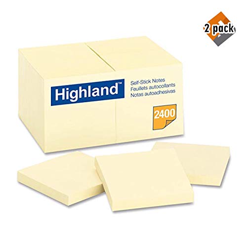 Product Cover Highland Notes, 3 x 3-Inches, Yellow, 48-Pads/Pack