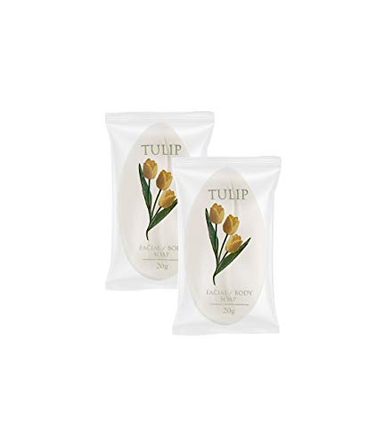 Product Cover TULIP 108 Count Travel/Spa Facial Body Soap 0.7 Ounce Hotel Size In Bulk Individually Wrapped Scented With A Fresh Fragrance
