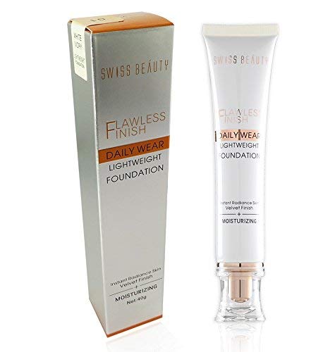 Product Cover Swiss Beauty Flawless Finish Daily Wear Lightweight Foundation ~ Instant Radiance Skin ~ Velvet Finish ~ Moisturizing ~ 40gm ~ Color-03(Natural Beige)