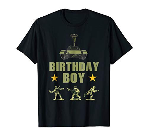 Product Cover Birthday Army Party Army Decorations Boys Birthday Party Tee