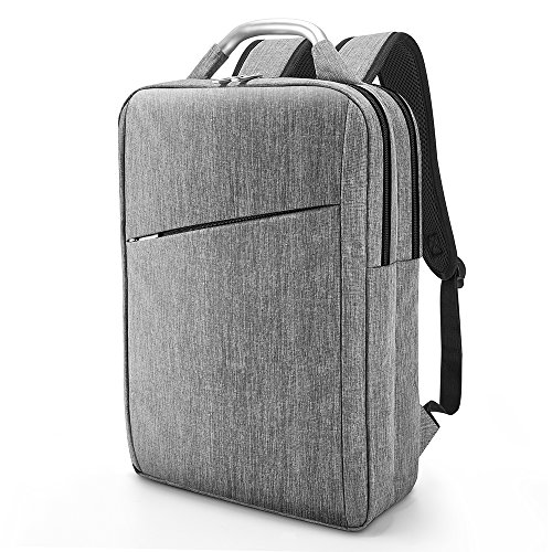 Product Cover Business Laptop Backpack, Slim Durable College School Backpack for Men and Women, Lightweight Travel Computer Bag Fits Under 15.6 inch Laptop and Notebook (Gray)