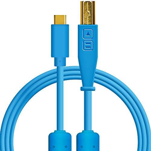 Product Cover Chroma Cables: Audio Optimized USB-C to USB-B Cable with 56K Resistor (Blue)