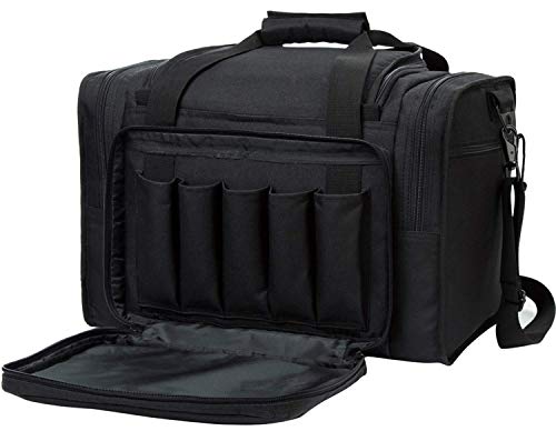 Product Cover SUNLAND Pistol Range Bag Tactical Shooting Gun Range Bag with Penty of Room for Handguns Lightweight Durable