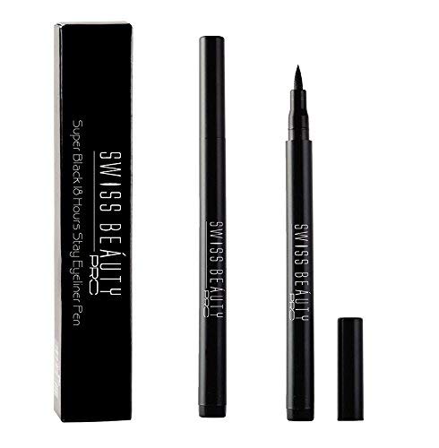 Product Cover Swiss Beauty Pro Super Black 18 Hours Stay Eyeliner Pen, No Smudge Waterproof Non-transfer, 1.2 g